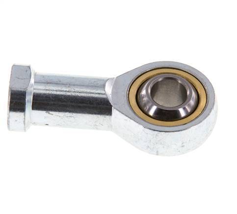 Kugelgelenkkopf M10 x 1,25 Innengewinde Verzinkter Stahl