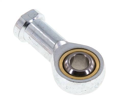 Kugelgelenkkopf M10 x 1,25 Innengewinde Verzinkter Stahl