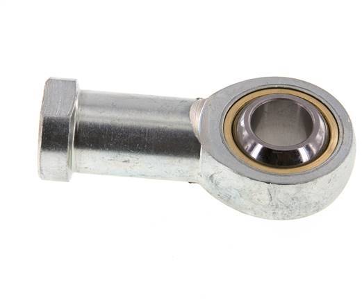 Kugelgelenkkopf M20 x 1,5 Innengewinde Verzinkter Stahl