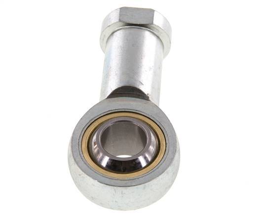 Kugelgelenkkopf M20 x 1,5 Innengewinde Verzinkter Stahl