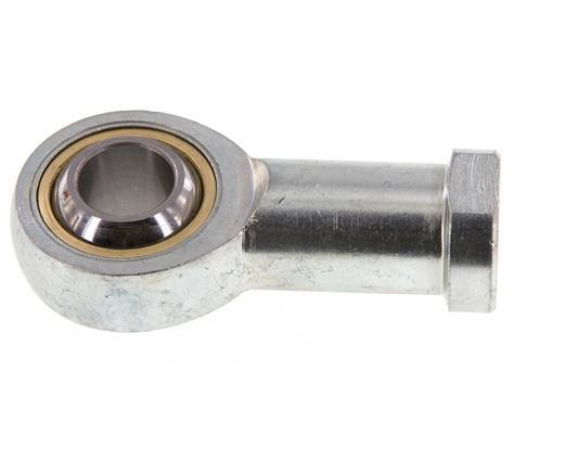 Kugelgelenkkopf M20 x 1,5 Innengewinde Verzinkter Stahl
