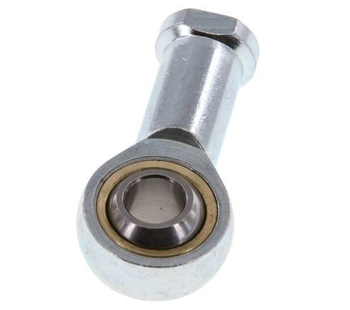 Kugelförmiger Gelenkkopf M12 Buchse Verzinkter Stahl