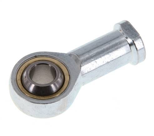 Kugelförmiger Gelenkkopf M12 Buchse Verzinkter Stahl