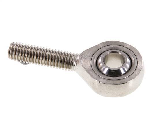 Kugelgelenkkopf M8 Außengewinde Edelstahl 304 (1.4301)