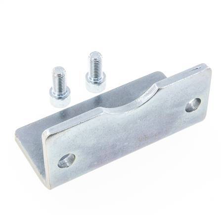 Foot Mount 125 mm ISO 15552 Zinc plated steel