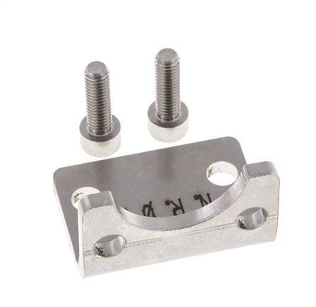 Foot Mount 32 mm ISO 15552 Stainless steel 316 (1.4401)