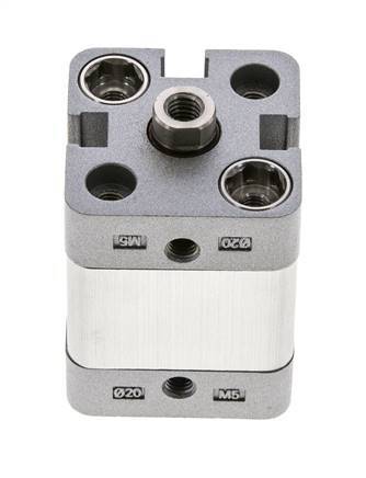 ISO 21287 Kompakter doppeltwirkender Zylinder 20-10mm - Magnetisch