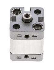 ISO 21287 Kompakter doppeltwirkender Zylinder 20-10mm - Magnetisch