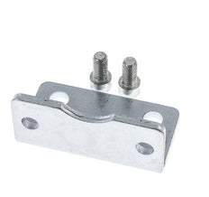 Fußhalterung 80 mm ISO 15552 ISO 21287 Verzinkter Stahl