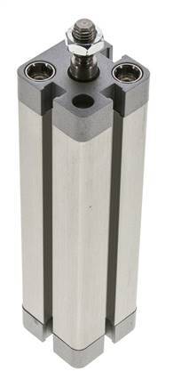 ISO 21287 Kompakter doppeltwirkender Zylinder 20-100mm - Magnetisch - Stange mit Außengewinde