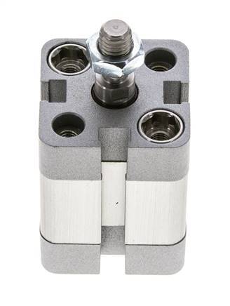 ISO 21287 Doppeltwirkender Kompaktzylinder 20-10mm - Magnetisch - Stange mit Außengewinde