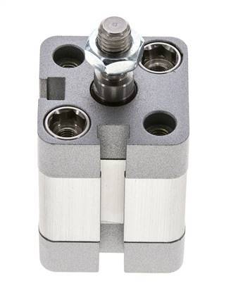 ISO 21287 Doppeltwirkender Kompaktzylinder 20-10mm - Magnetisch - Stange mit Außengewinde