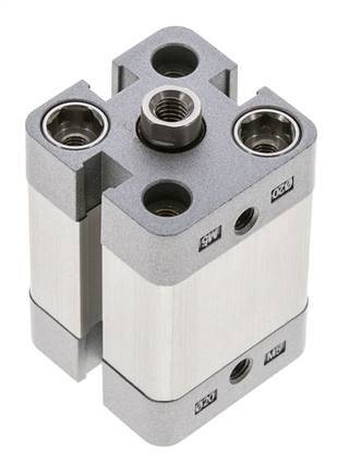 ISO 21287 Kompakter doppeltwirkender Zylinder 20-15mm - Magnetisch