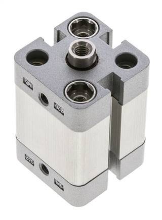 ISO 21287 Kompakter doppeltwirkender Zylinder 20-15mm - Magnetisch