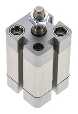 ISO 21287 Doppeltwirkender Kompaktzylinder 20-20mm - Magnetisch - Stange mit Außengewinde