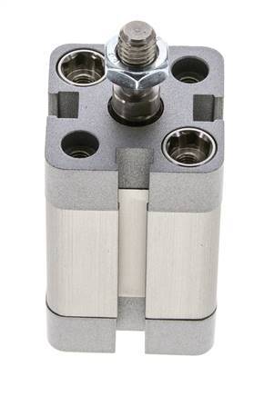 ISO 21287 Doppeltwirkender Kompaktzylinder 20-20mm - Magnetisch - Stange mit Außengewinde