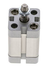 ISO 21287 Doppeltwirkender Kompaktzylinder 20-20mm - Magnetisch - Stange mit Außengewinde