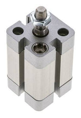 ISO 21287 Doppeltwirkender Kompaktzylinder 20-20mm - Magnetisch - Stange mit Außengewinde