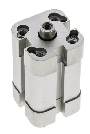 ISO 21287 Kompakter doppeltwirkender Zylinder 20-25mm - Magnetisch