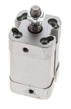 ISO 21287 Doppeltwirkender Kompaktzylinder 20-25mm - Magnetisch - Stange mit Außengewinde
