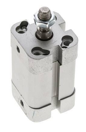 ISO 21287 Doppeltwirkender Kompaktzylinder 20-25mm - Magnetisch - Stange mit Außengewinde