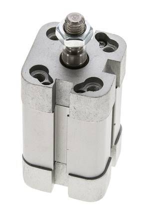 ISO 21287 Doppeltwirkender Kompaktzylinder 20-25mm - Magnetisch - Stange mit Außengewinde