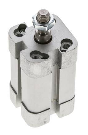ISO 21287 Doppeltwirkender Kompaktzylinder 20-25mm - Magnetisch - Stange mit Außengewinde
