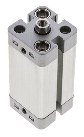 ISO 21287 Kompakter doppeltwirkender Zylinder 20-40mm - Magnetisch