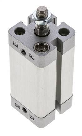 ISO 21287 Doppeltwirkender Kompaktzylinder 20-40mm - Magnetisch - Stange mit Außengewinde