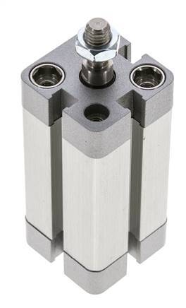 ISO 21287 Doppeltwirkender Kompaktzylinder 20-40mm - Magnetisch - Stange mit Außengewinde