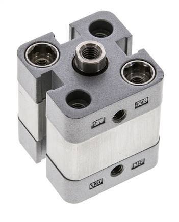 ISO 21287 Kompakter doppeltwirkender Zylinder 20-5mm - magnetisch