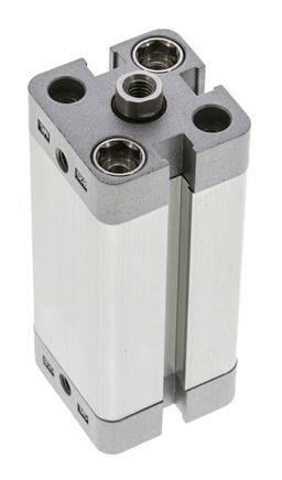 ISO 21287 Kompakter doppeltwirkender Zylinder 20-50mm - Magnetisch