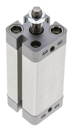 ISO 21287 Doppeltwirkender Kompaktzylinder 20-50mm - Magnetisch - Stange mit Außengewinde