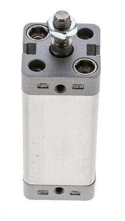 ISO 21287 Doppeltwirkender Kompaktzylinder 20-50mm - Magnetisch - Stange mit Außengewinde