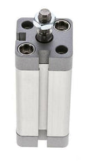 ISO 21287 Doppeltwirkender Kompaktzylinder 20-50mm - Magnetisch - Stange mit Außengewinde