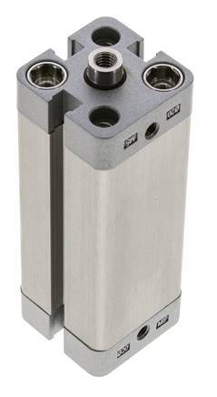 ISO 21287 Kompakter doppeltwirkender Zylinder 20-60mm - Magnetisch