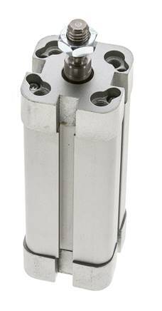 ISO 21287 Doppeltwirkender Kompaktzylinder 20-60mm - Magnetisch - Außengewinde