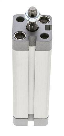 ISO 21287 Kompakter doppeltwirkender Zylinder 20-80mm - Magnetisch - Stange mit Außengewinde