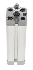 ISO 21287 Kompakter doppeltwirkender Zylinder 20-80mm - Magnetisch - Stange mit Außengewinde