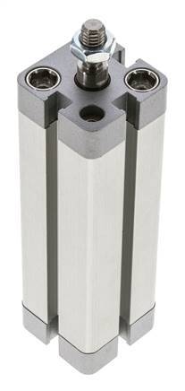 ISO 21287 Kompakter doppeltwirkender Zylinder 20-80mm - Magnetisch - Stange mit Außengewinde