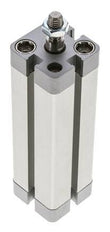 ISO 21287 Kompakter doppeltwirkender Zylinder 20-80mm - Magnetisch - Stange mit Außengewinde