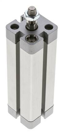 ISO 21287 Kompakter doppeltwirkender Zylinder 20-80mm - Magnetisch - Stange mit Außengewinde