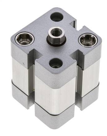 ISO 21287 Kompakter doppeltwirkender Zylinder 25-10mm - Magnetisch
