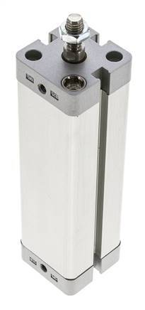 ISO 21287 Kompakter doppeltwirkender Zylinder 25-100mm - Magnetisch - Stange mit Außengewinde