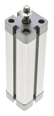 ISO 21287 Kompakter doppeltwirkender Zylinder 25-100mm - Magnetisch - Stange mit Außengewinde