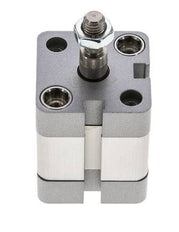 ISO 21287 Doppeltwirkender Kompaktzylinder 25-10mm - Magnetisch - Stange mit Außengewinde