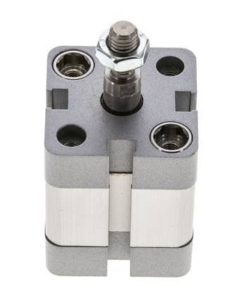 ISO 21287 Doppeltwirkender Kompaktzylinder 25-10mm - Magnetisch - Stange mit Außengewinde