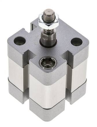 ISO 21287 Doppeltwirkender Kompaktzylinder 25-10mm - Magnetisch - Stange mit Außengewinde