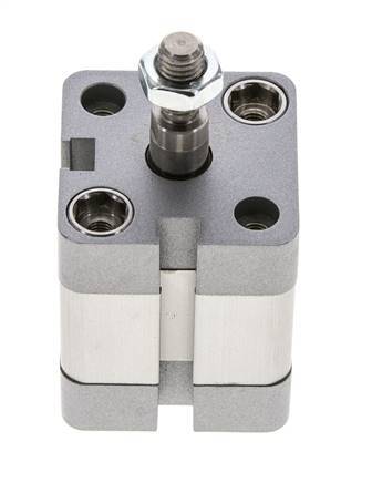 ISO 21287 Doppeltwirkender Kompaktzylinder 25-10mm - Magnetisch - Stange mit Außengewinde
