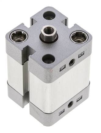 ISO 21287 Kompakter doppeltwirkender Zylinder 25-15mm - Magnetisch